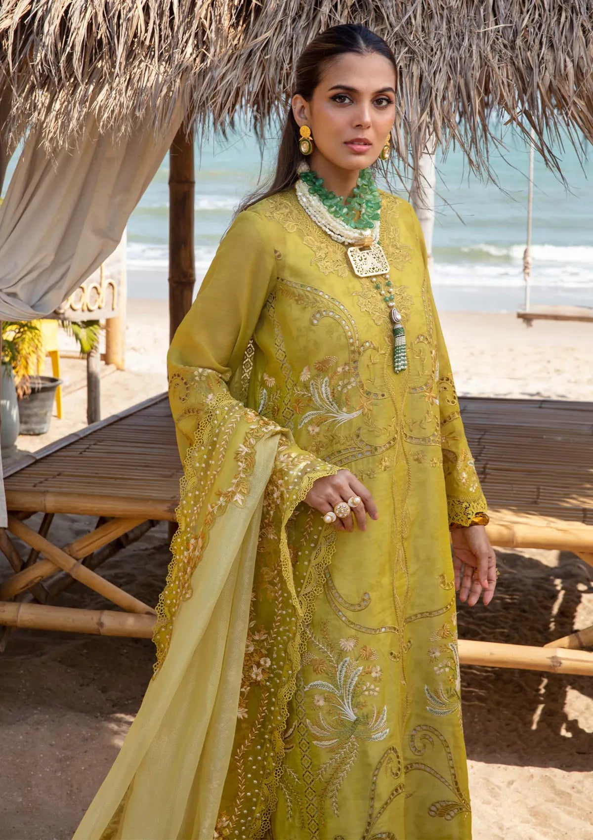 03-Piece Lawn Suit With Embroidery - Unstitched