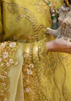 03-Piece Lawn Suit With Embroidery - Unstitched