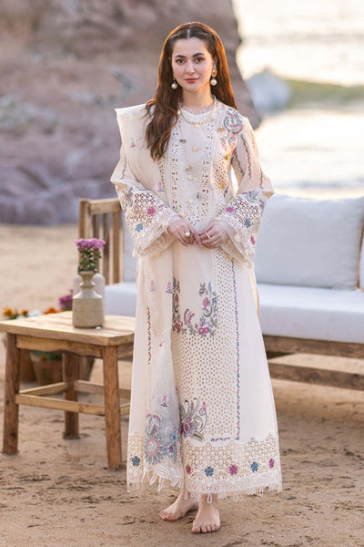 3 Piece Luxury Chikankari Embroidery Suit - Unstitched