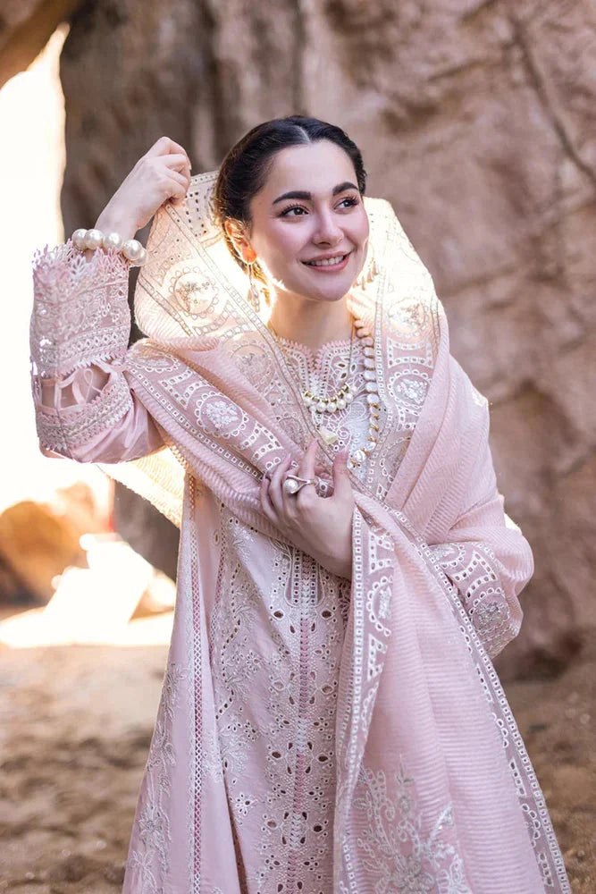 03-Piece Lawn Suit With Embroidery - Unstitched