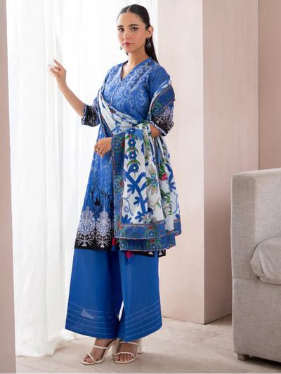 3 Piece Lawn Suit - Unstitched