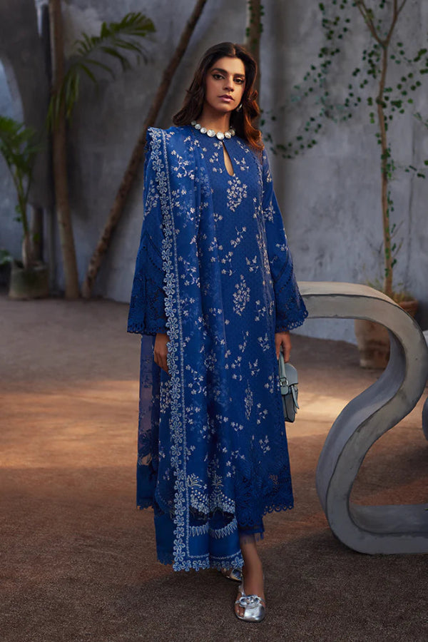 3 Piece Luxury Lawn Embroidery Suit - Unstitched