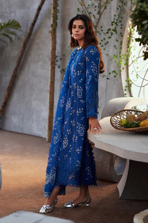 3 Piece Luxury Lawn Embroidery Suit - Unstitched