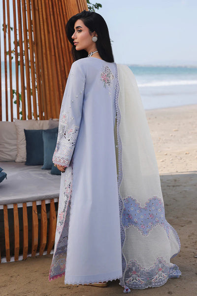 03-Piece Lawn Suit With Chikankari Embroidery - Unstitched