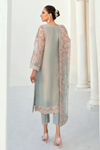 3 Piece Chiffon Suit for Bridal Wear - Unstitched