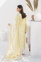 03-Piece Printed Lawn Suit - Unstitched