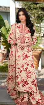 3 Piece Lawn Suit - Unstitched