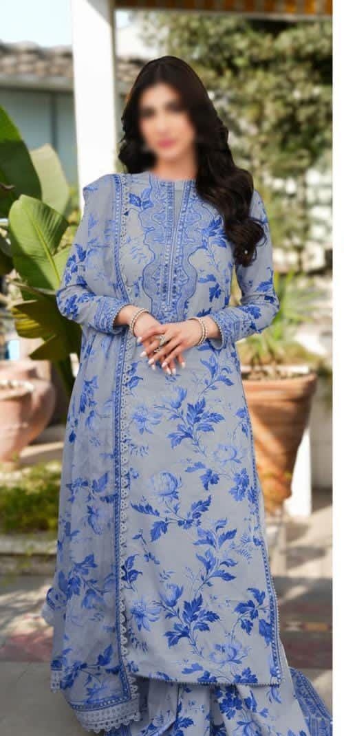 3 Piece Lawn Suit - Unstitched