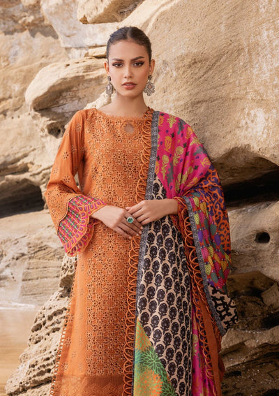 3 Piece Chikankari Suit - Unstitched