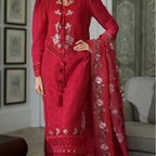 3 Piece Luxury Lawn Dress - Unstitched