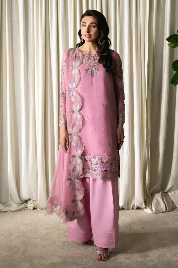 03-Piece Chiffon Suit - Unstitched