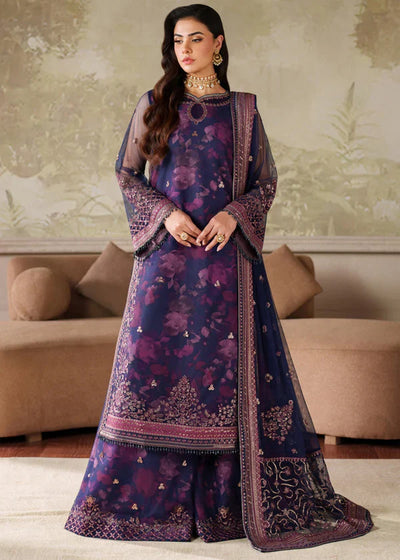 03-Piece Printed Lawn Suit With Embroidery - Unstitched