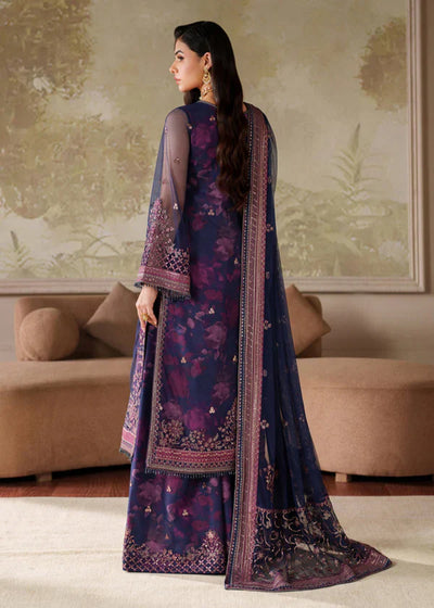 03-Piece Printed Lawn Suit With Embroidery - Unstitched