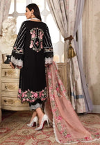 03-Piece Lawn Suit With Chikankari Embroidery - Unstitched