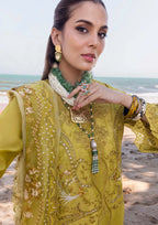 03-Piece Lawn Suit With Embroidery - Unstitched