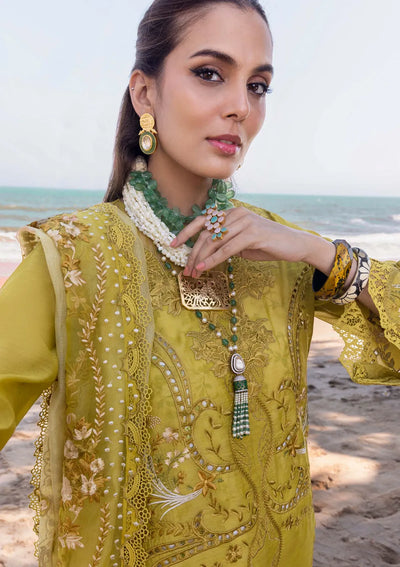 03-Piece Lawn Suit With Embroidery - Unstitched