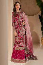 3 Piece Embroidered Suit - Unstitched