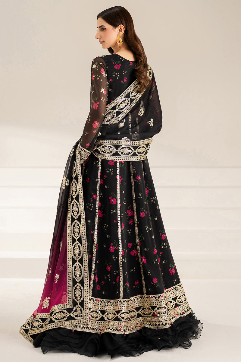3 Piece Luxury Bridal Dress - Unstitched