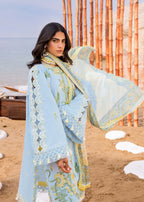 3 Piece Lawn Embroidery Dress - Unstitched