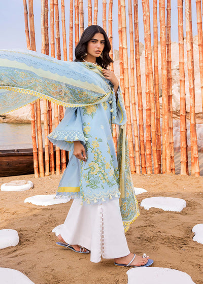 3 Piece Lawn Embroidery Dress - Unstitched