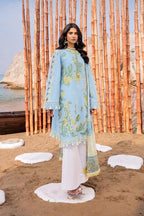 3 Piece Lawn Embroidery Dress - Unstitched