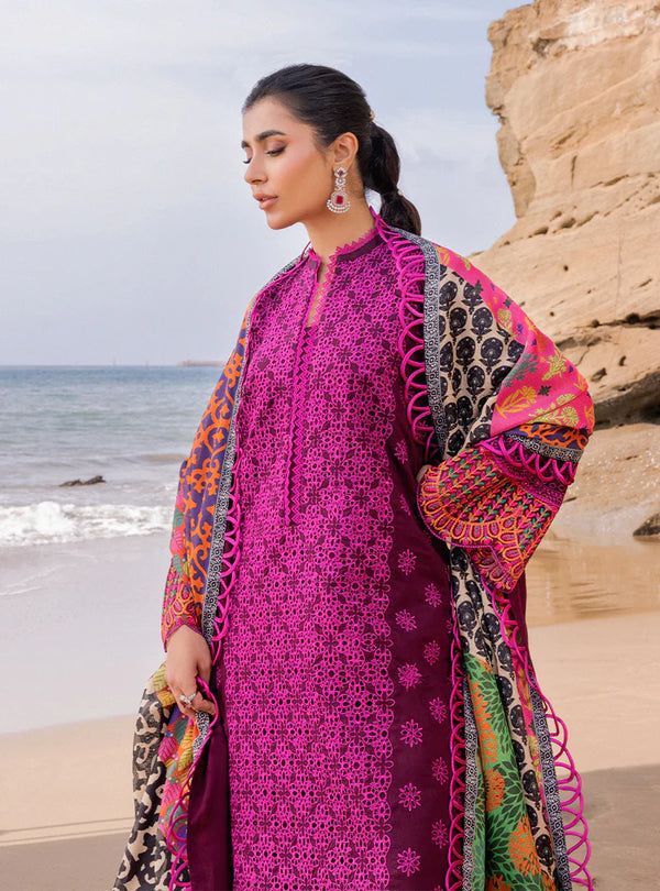 3 Piece Chikankari Suit - Unstitched