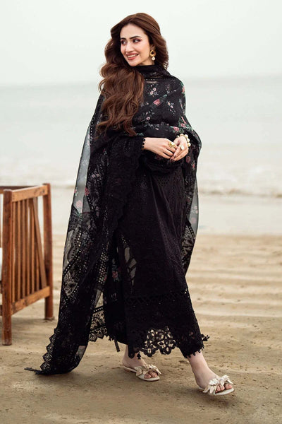 3 Piece Embroidered Chikankari Suit - Unstitched