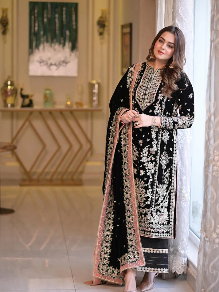 03-Piece Law Suit With Chiffon Dupatta | Unstitched