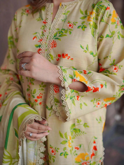 3 Piece Lawn Suit - Unstitched