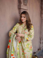 3 Piece Lawn Suit - Unstitched