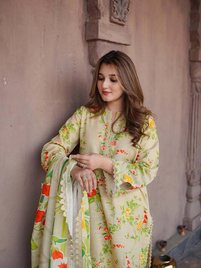 3 Piece Lawn Suit - Unstitched