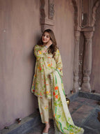 3 Piece Lawn Suit - Unstitched
