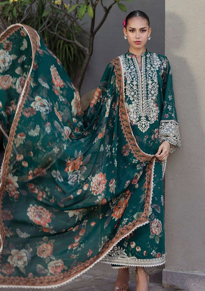 3 Piece Lawn Embroidery Suit - Unstitched