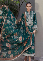 3 Piece Lawn Embroidery Suit - Unstitched