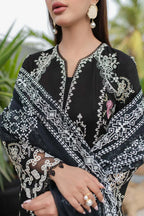03-Piece Lawn Suit With Embroidery - Unstitched