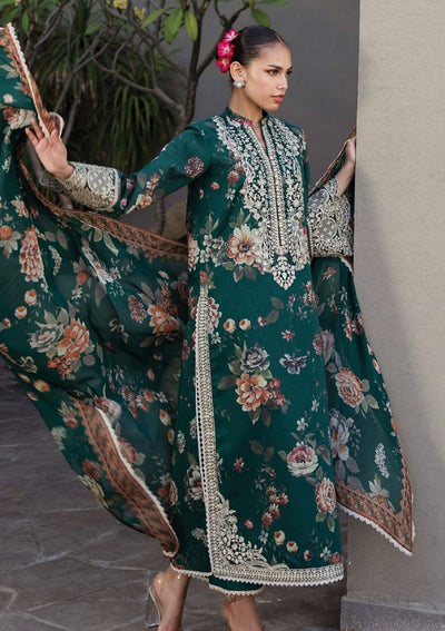 3 Piece Lawn Embroidery Suit - Unstitched