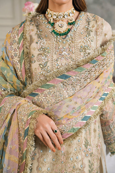 3 Piece Luxury Embroidered Suit - Unstitched