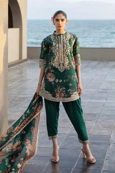 3 Piece Lawn Embroidery Suit - Unstitched