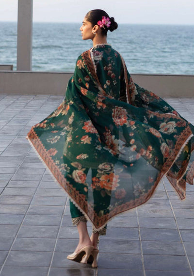 3 Piece Lawn Embroidery Suit - Unstitched