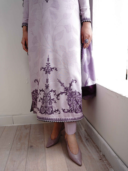 3 Piece Printed Lawn Suit - Unstitched