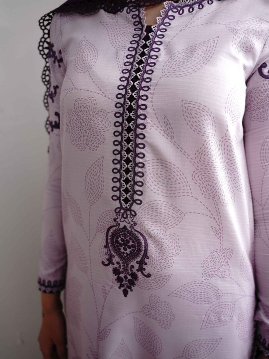3 Piece Printed Lawn Suit - Unstitched