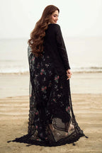 3 Piece Embroidered Chikankari Suit - Unstitched