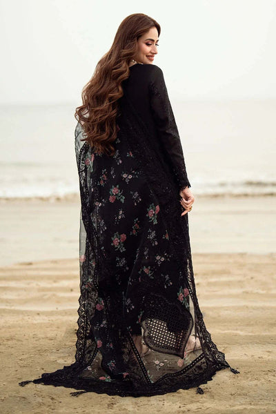 3 Piece Embroidered Chikankari Suit - Unstitched