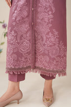 3 Piece Embroidery Khaddar Suit - Unstitched