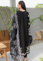 03-Piece Lawn Suit With Embroidery - Unstitched