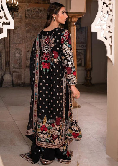 3 Piece Luxury Chiffon Embroidery Suit - Unstitched