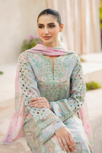 3 Piece Lawn Embroidery Suit - Unstitched