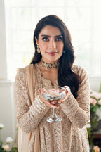 3 Piece Embroidery Chiffon Suit - Unstitched
