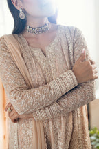 3 Piece Embroidery Chiffon Suit - Unstitched