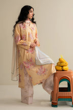 3 Piece Designer Suit - Unstitched
